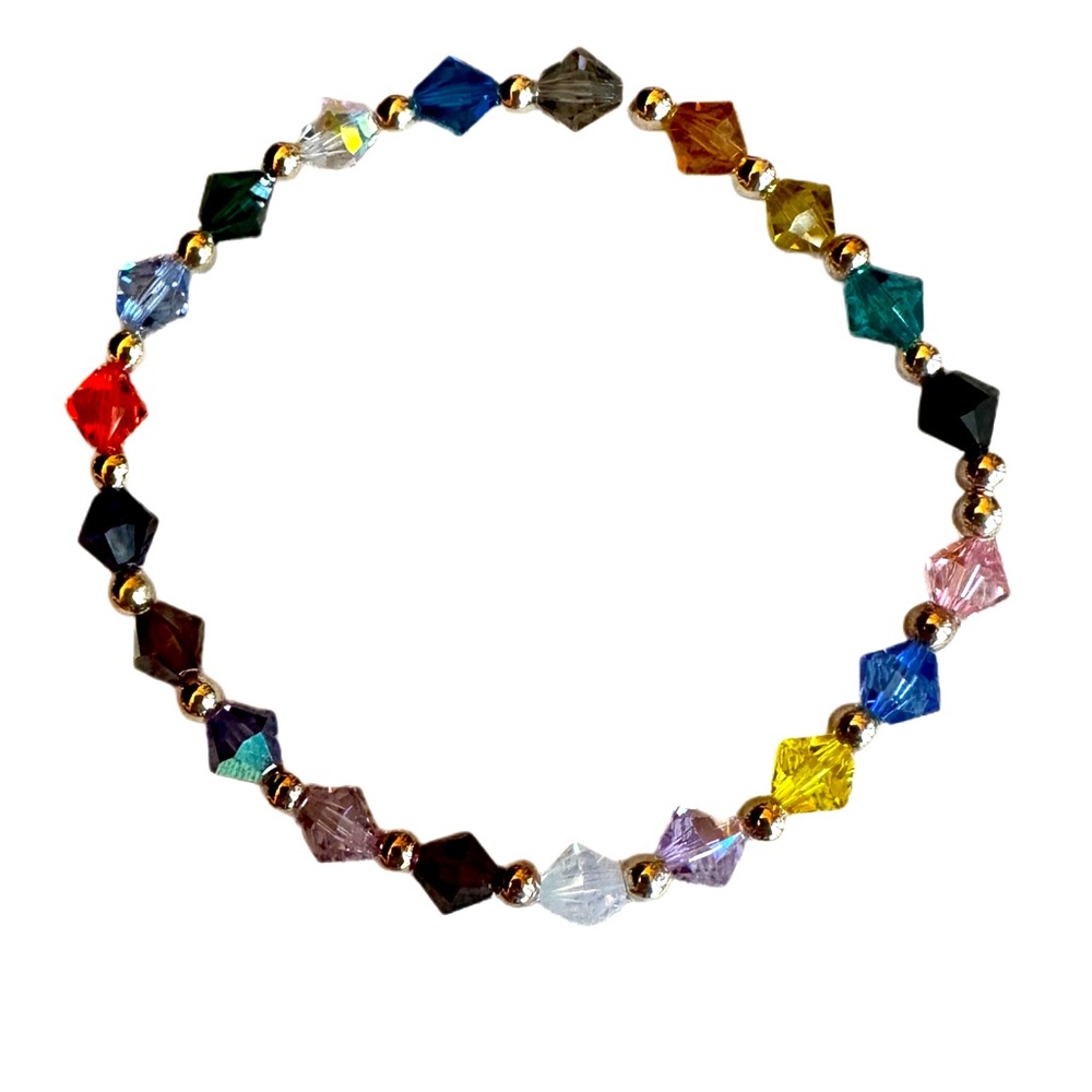Swarovski Glass Stone Multicolor Bracelet